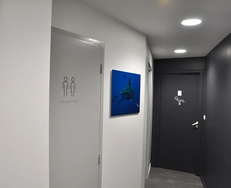 Accès à la salle de soin du docteur Esvan-Beucher